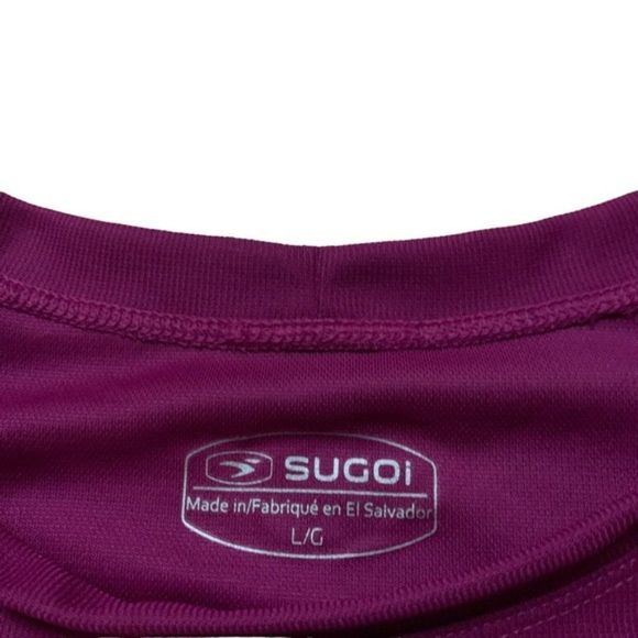 Sugoi Purple Short Sleeve Tshirt Size Large - Picture 5 of 8